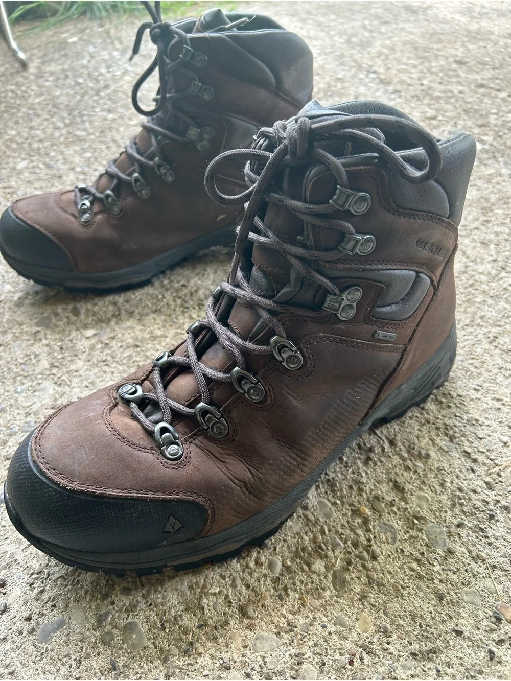 Vasque Men's Brown Leather  Hiking Boots Sz 11.5 W